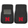Fanmats - University of Nebraska 2-pc Embroidered Car Mat Set 17''x25.5''