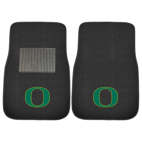 Fanmats - University of Oregon 2-pc Embroidered Car Mat Set 17''x25.5''