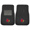 Fanmats - University of Louisville 2-pc Embroidered Car Mat Set 17''x25.5''