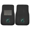 Fanmats - Michigan State University 2-pc Embroidered Car Mat Set 17''x25.5''