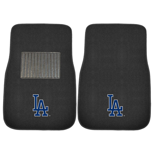 Fanmats - MLB - Los Angeles Dodgers 2-pc Embroidered Car Mat Set 17''x25.5''