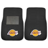 Fanmats - NBA - Los Angeles Lakers 2-pc Embroidered Car Mat Set 17''x25.5''