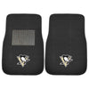Fanmats - NHL - Pittsburgh Penguins 2-pc Embroidered Car Mat Set 17''x25.5''