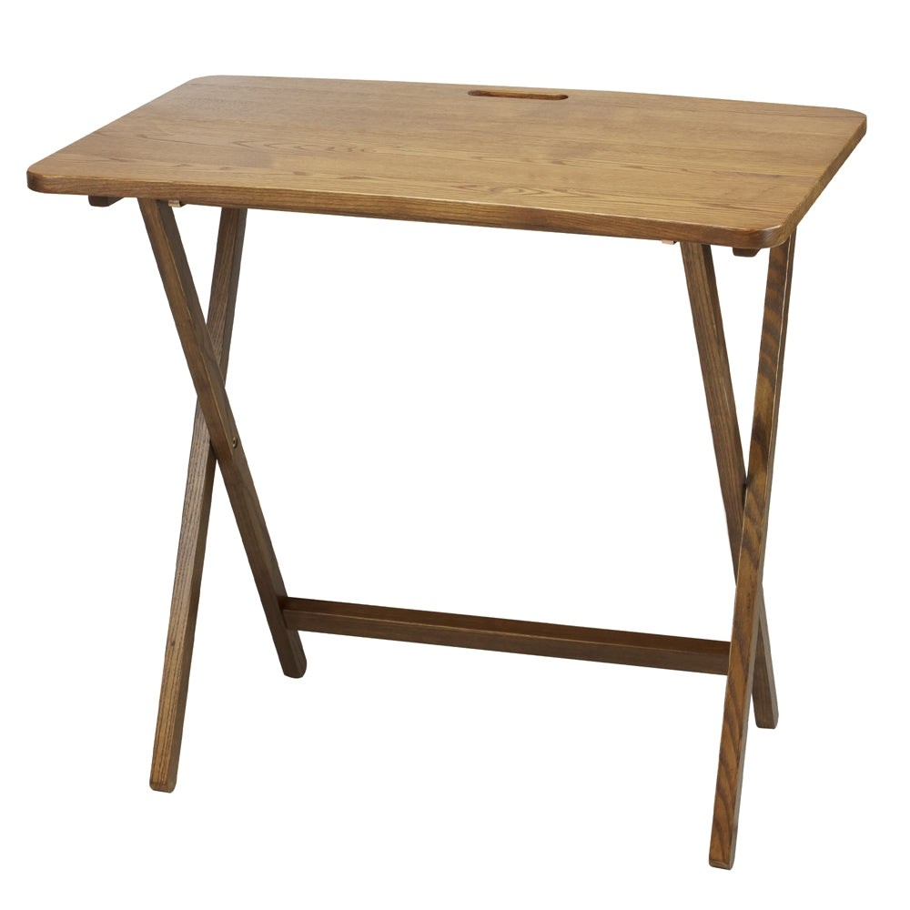 American Trails Arizona Folding Table with Solid American Red Oak