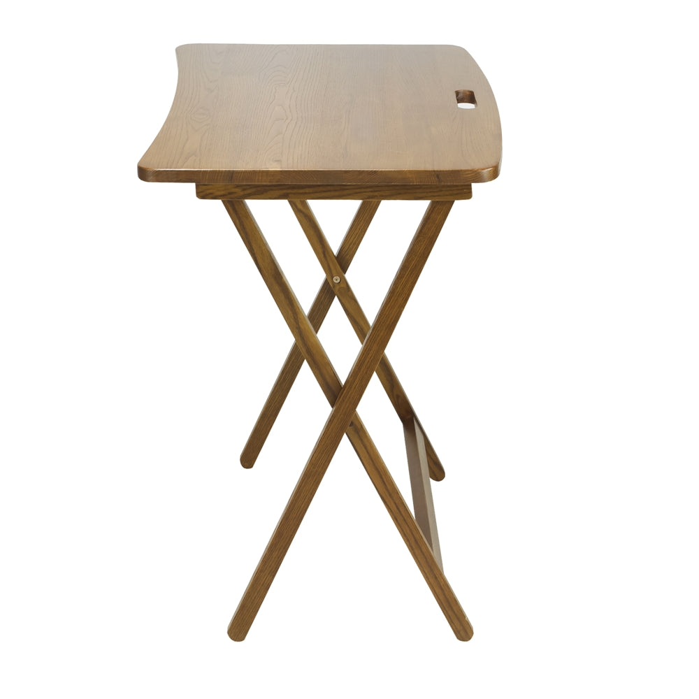 American Trails Arizona Folding Table with Solid American Red Oak
