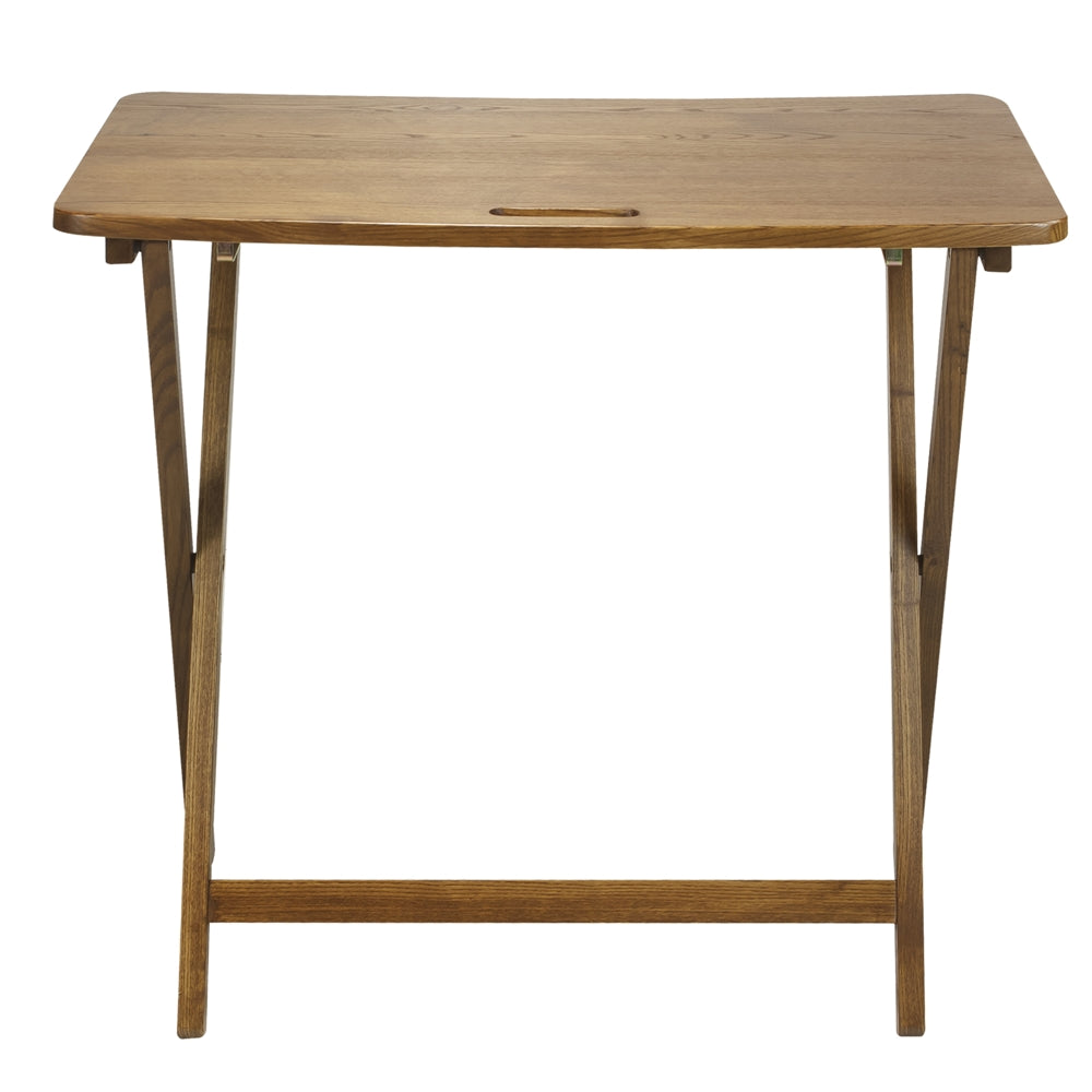 American Trails Arizona Folding Table with Solid American Red Oak