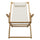 Sling Chair Natural Frame-Natural/Wheat Canvas - Casual Home