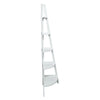 5-Shelf Corner Ladder Bookcase - White - Casual Home