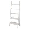 5-Shelf Ladder Bookcase-White - Casual Home