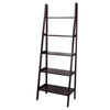 5-Shelf Ladder Bookcase-Espresso - Casual Home