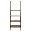 5-Shelf Ladder Bookcase-Warm Brown - Casual Home