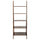 5-Shelf Ladder Bookcase-Warm Brown - Casual Home