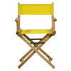 18'' Director's Chair Natural Frame-Yellow Canvas - Casual Home