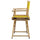 18'' Director's Chair Natural Frame-Yellow Canvas - Casual Home