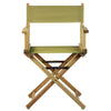18'' Director's Chair Natural Frame-Olive Canvas - Casual Home