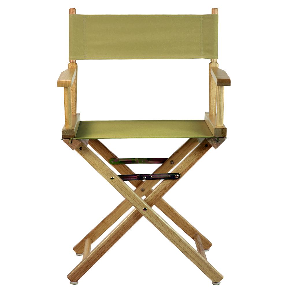 18'' Director's Chair Natural Frame-Olive Canvas - Casual Home