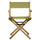 18'' Director's Chair Natural Frame-Olive Canvas - Casual Home