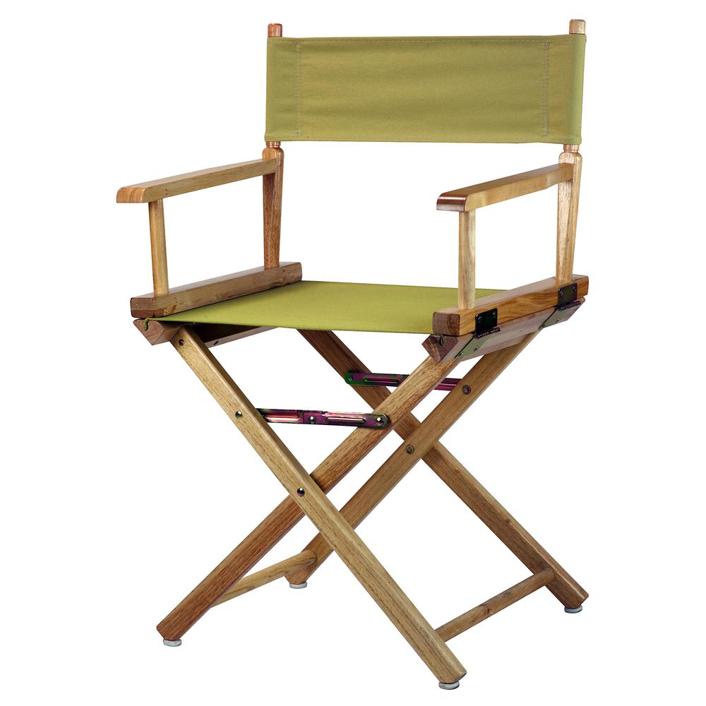 18'' Director's Chair Natural Frame-Olive Canvas - Casual Home