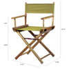 18'' Director's Chair Natural Frame-Olive Canvas - Casual Home