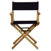 18'' Director's Chair Natural Frame-Navy Blue Canvas - Casual Home