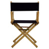 18'' Director's Chair Natural Frame-Navy Blue Canvas - Casual Home