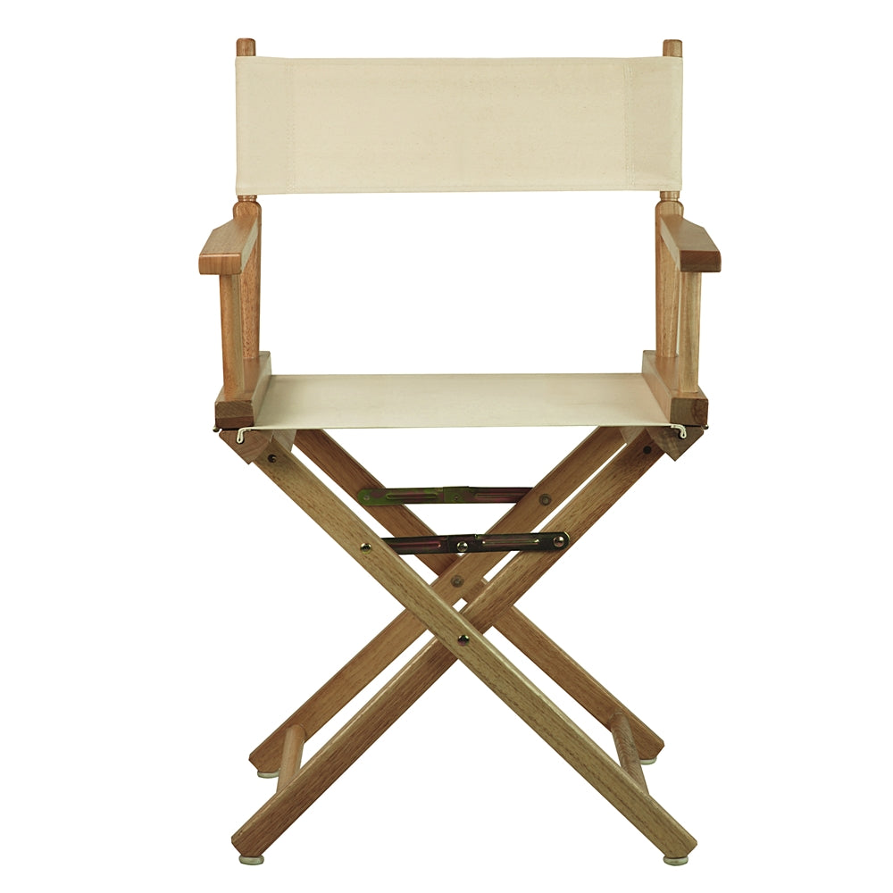 18'' Director's Chair Natural Frame-Natural/Wheat Canvas - Casual Home