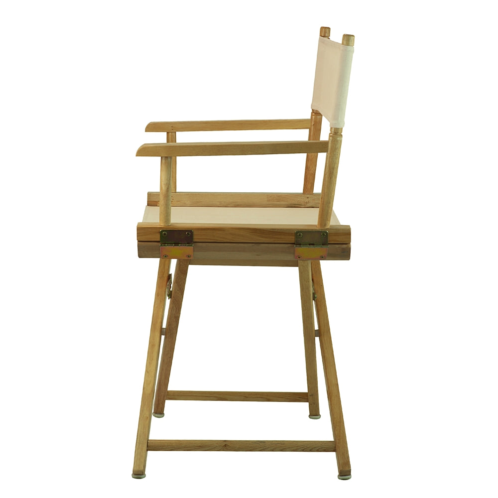 18'' Director's Chair Natural Frame-Natural/Wheat Canvas - Casual Home