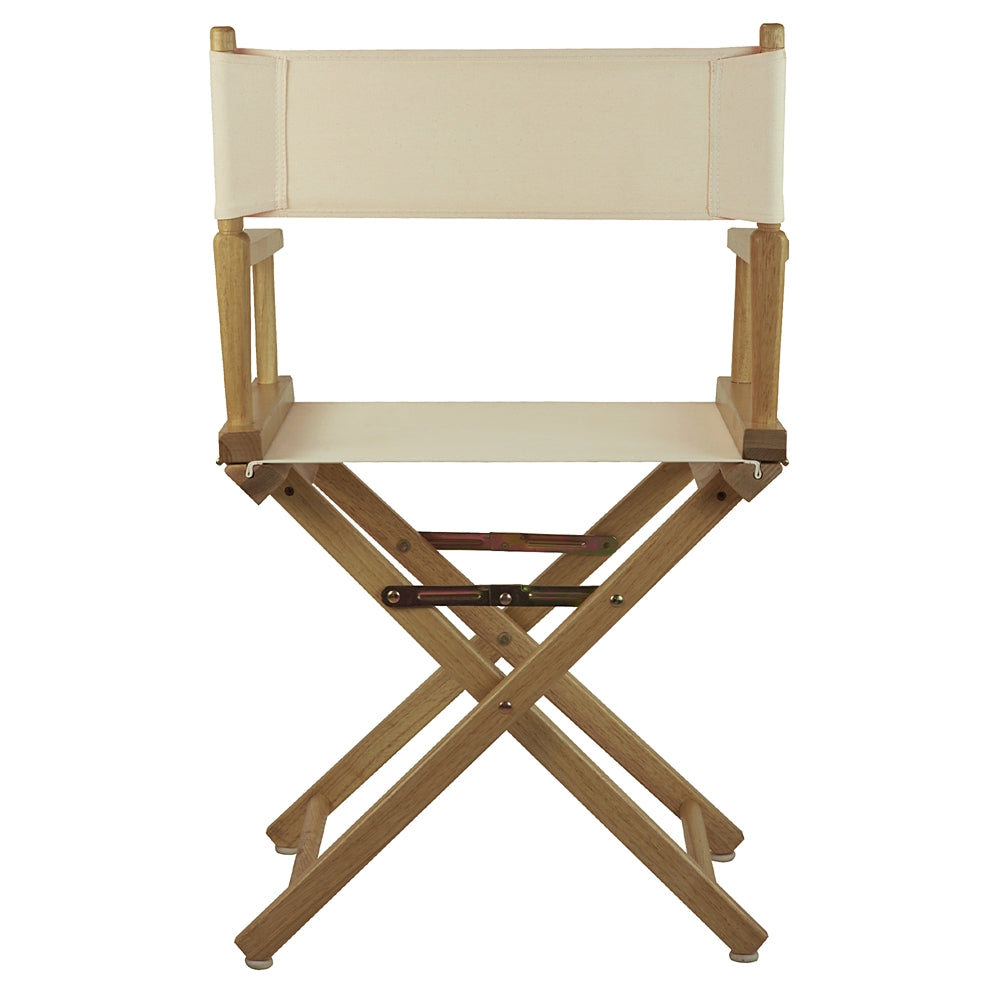 18'' Director's Chair Natural Frame-Natural/Wheat Canvas - Casual Home
