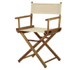 18'' Director's Chair Natural Frame-Natural/Wheat Canvas - Casual Home
