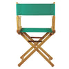 18'' Director's Chair Natural Frame-Teal Canvas - Casual Home