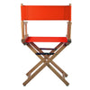 18'' Director's Chair Natural Frame-Orange Canvas - Casual Home