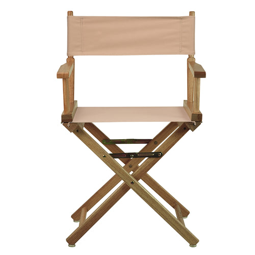 18'' Director's Chair Natural Frame-Tan Canvas - Casual Home