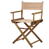 18'' Director's Chair Natural Frame-Tan Canvas - Casual Home