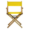18'' Director's Chair Natural Frame-Gold Canvas - Casual Home