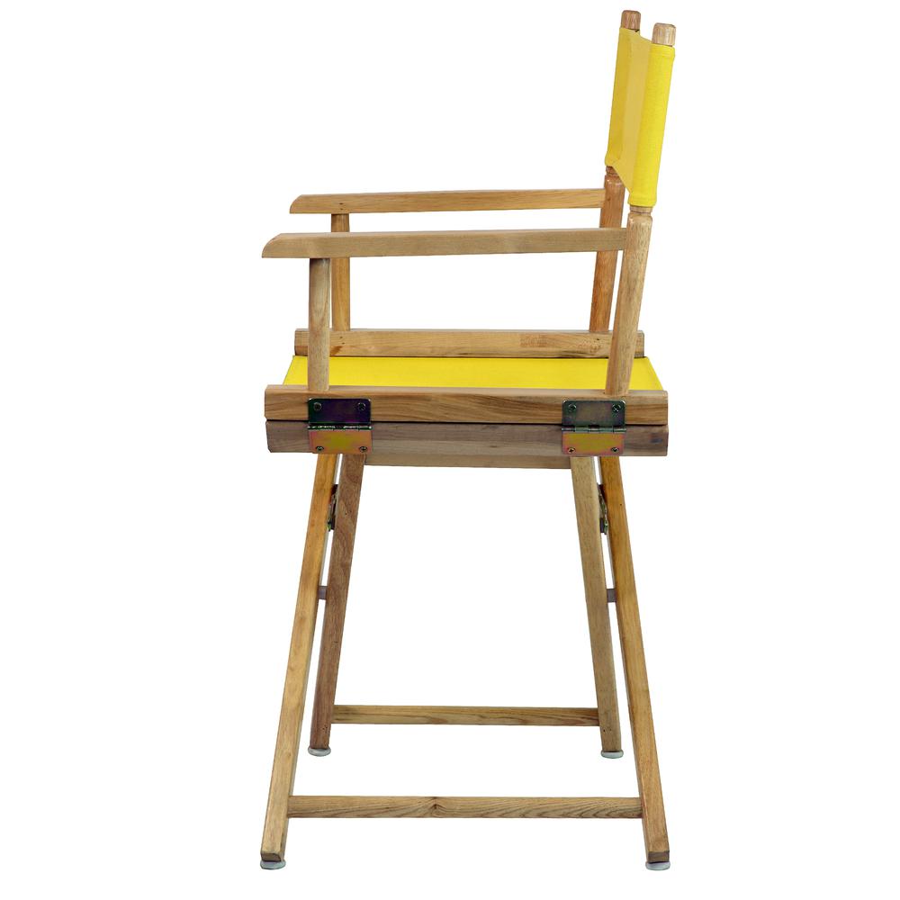 18'' Director's Chair Natural Frame-Gold Canvas - Casual Home