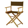 18'' Director's Chair Natural Frame-Brown Canvas - Casual Home