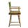 18'' Director's Chair Natural Frame-Lime Green Canvas - Casual Home