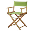 18'' Director's Chair Natural Frame-Lime Green Canvas - Casual Home
