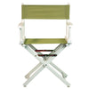18'' Director's Chair White Frame-Olive Canvas - Casual Home