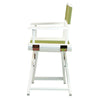 18'' Director's Chair White Frame-Olive Canvas - Casual Home