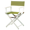 18'' Director's Chair White Frame-Olive Canvas - Casual Home