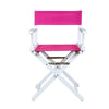 18'' Director's Chair White Frame-Magenta Canvas - Casual Home