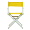 18'' Director's Chair White Frame-Gold Canvas - Casual Home
