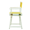 18'' Director's Chair White Frame-Gold Canvas - Casual Home