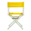 18'' Director's Chair White Frame-Gold Canvas - Casual Home