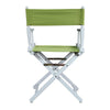 18'' Director's Chair White Frame-Lime Green Canvas - Casual Home