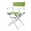 18'' Director's Chair White Frame-Lime Green Canvas - Casual Home