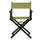 18'' Director's Chair Black Frame-Olive Canvas - Casual Home