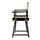 18'' Director's Chair Black Frame-Tan Canvas - Casual Home