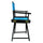 18'' Director's Chair Black Frame-Turquoise Canvas - Casual Home
